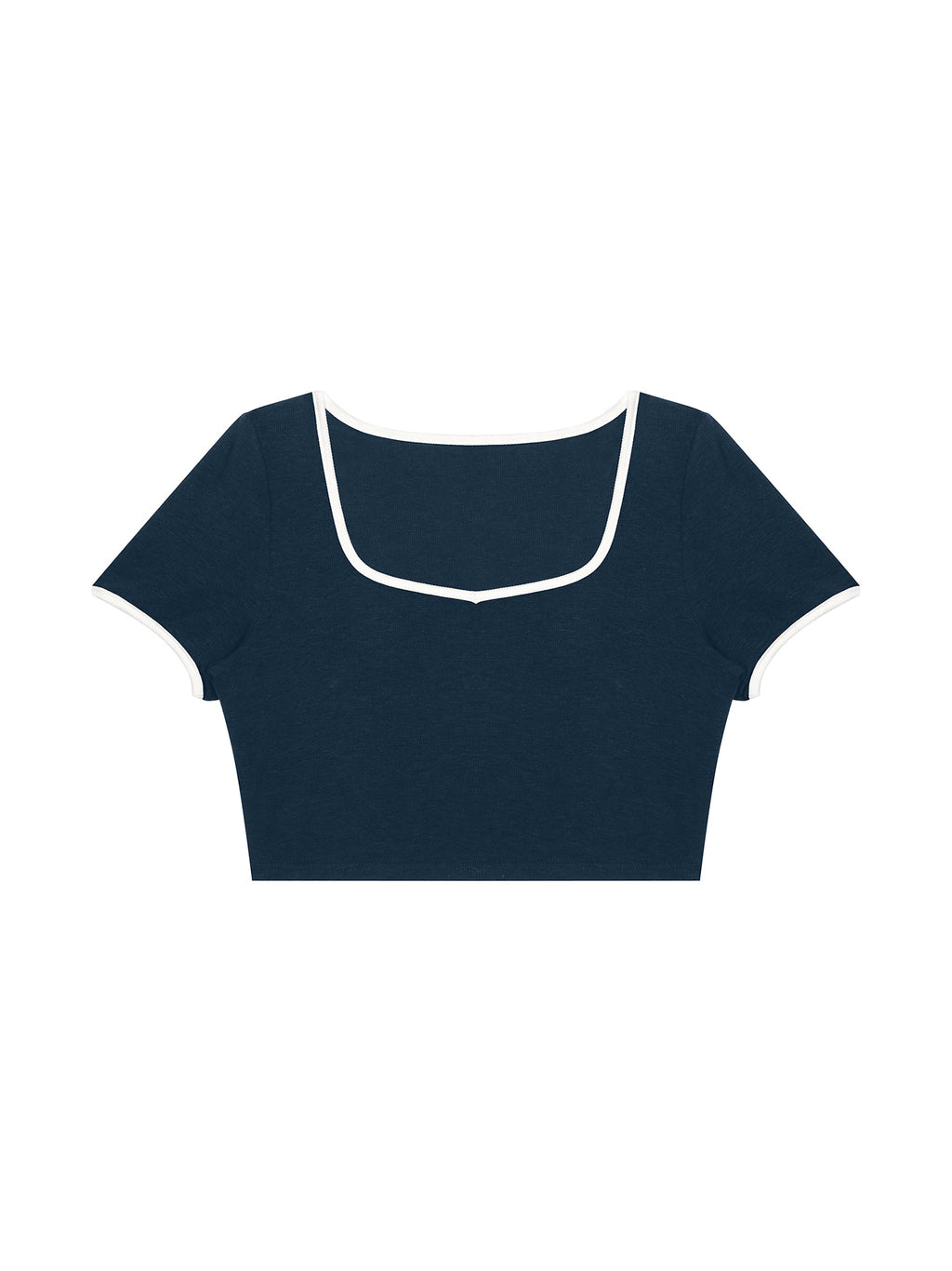 Women's Color Block Crop T-Shirt