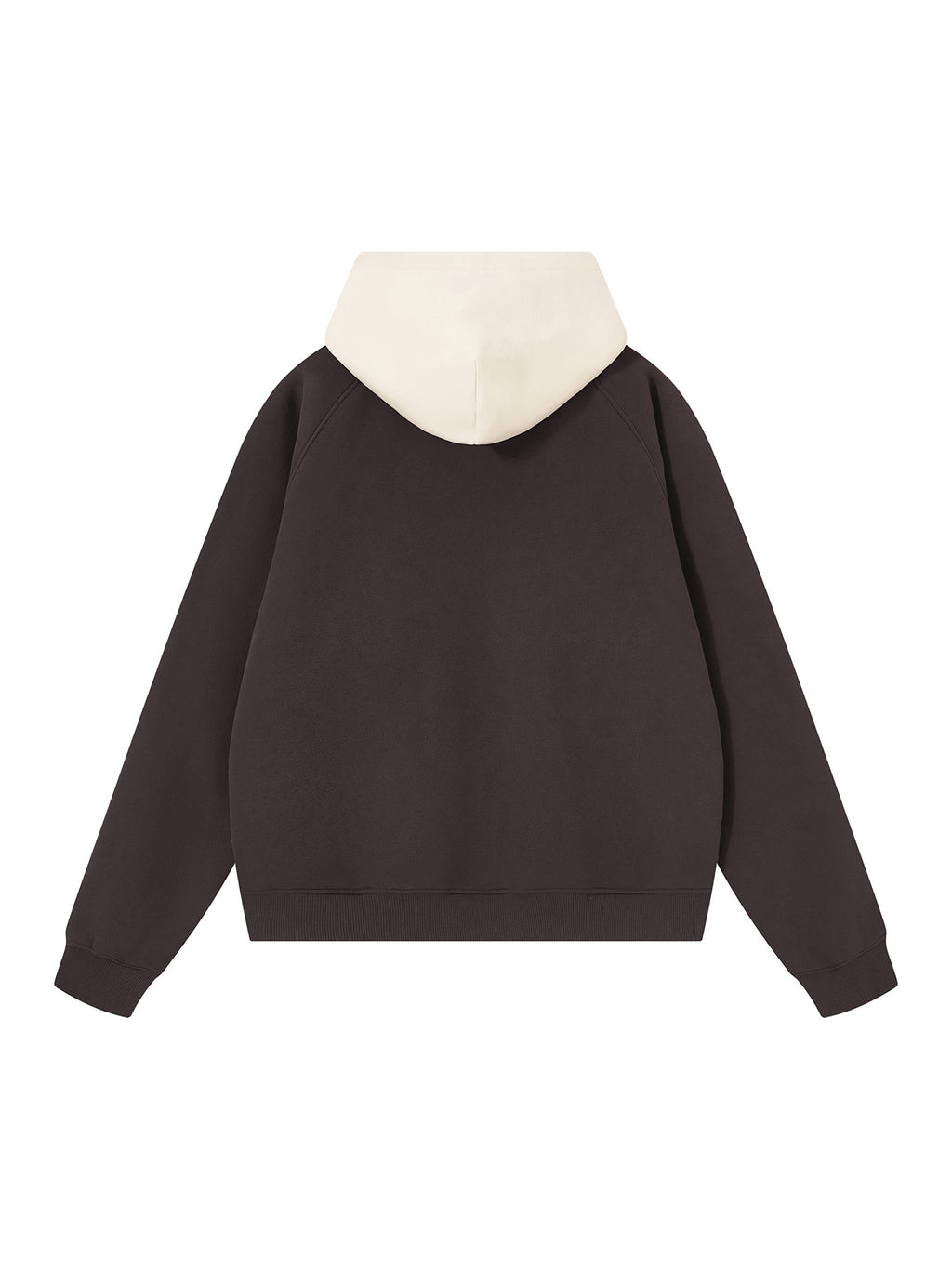 Unisex Fleece Raglan Color Block Hoodie