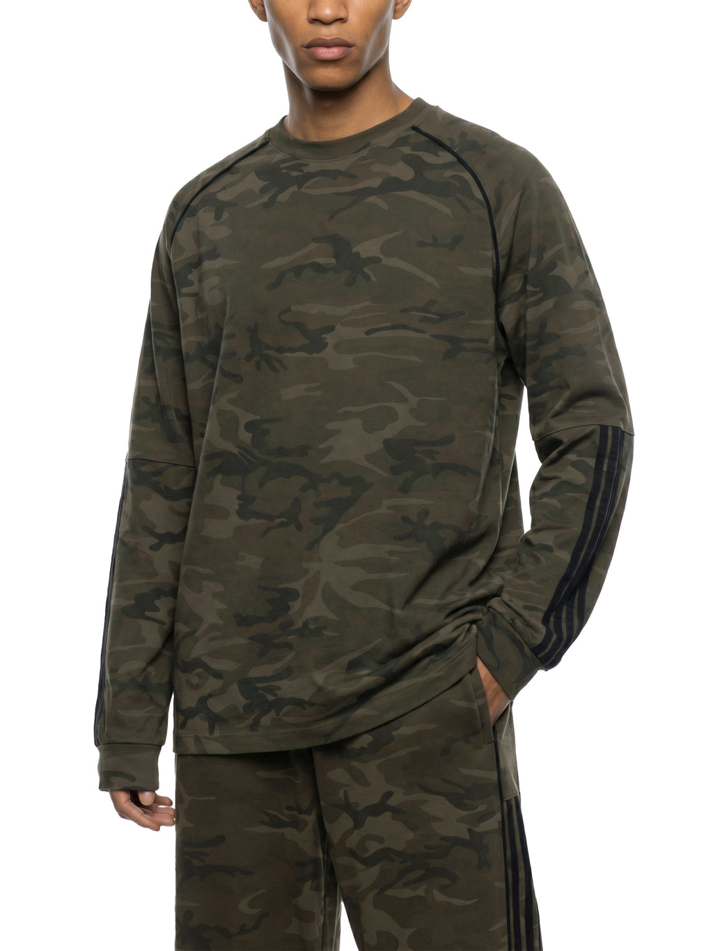 Unisex Camo Loose Long Sleeve T-Shirt
