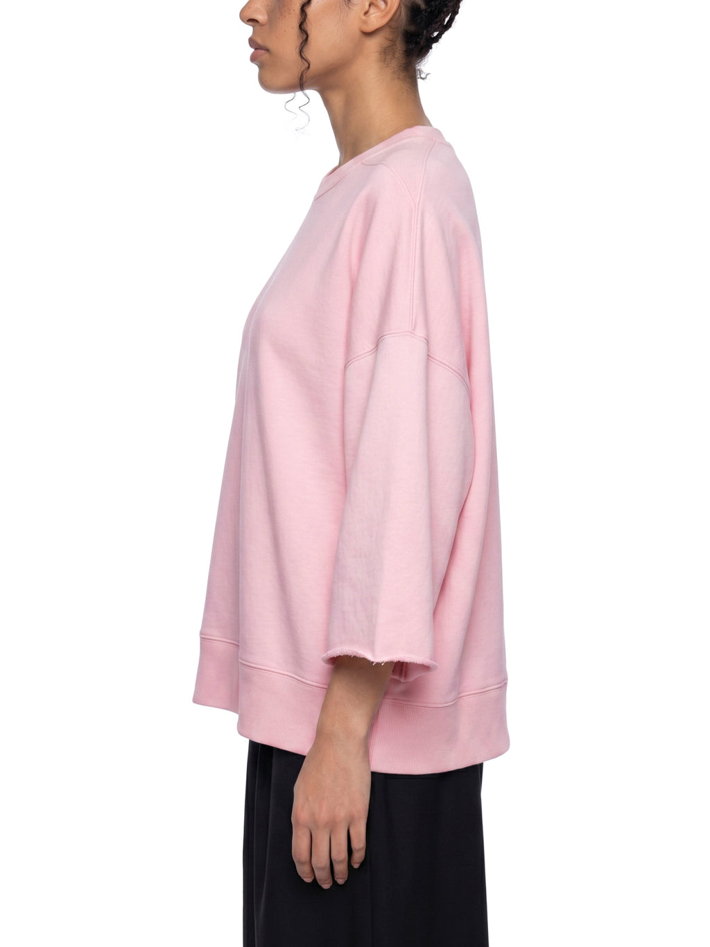 Unisex Mineral Wash Boxy Raw Edge T-Shirt