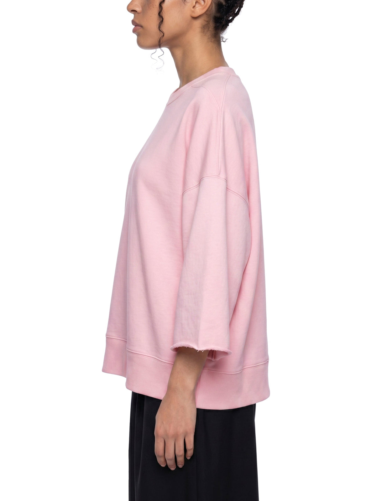 Unisex Mineral Wash Boxy Raw Edge T-Shirt