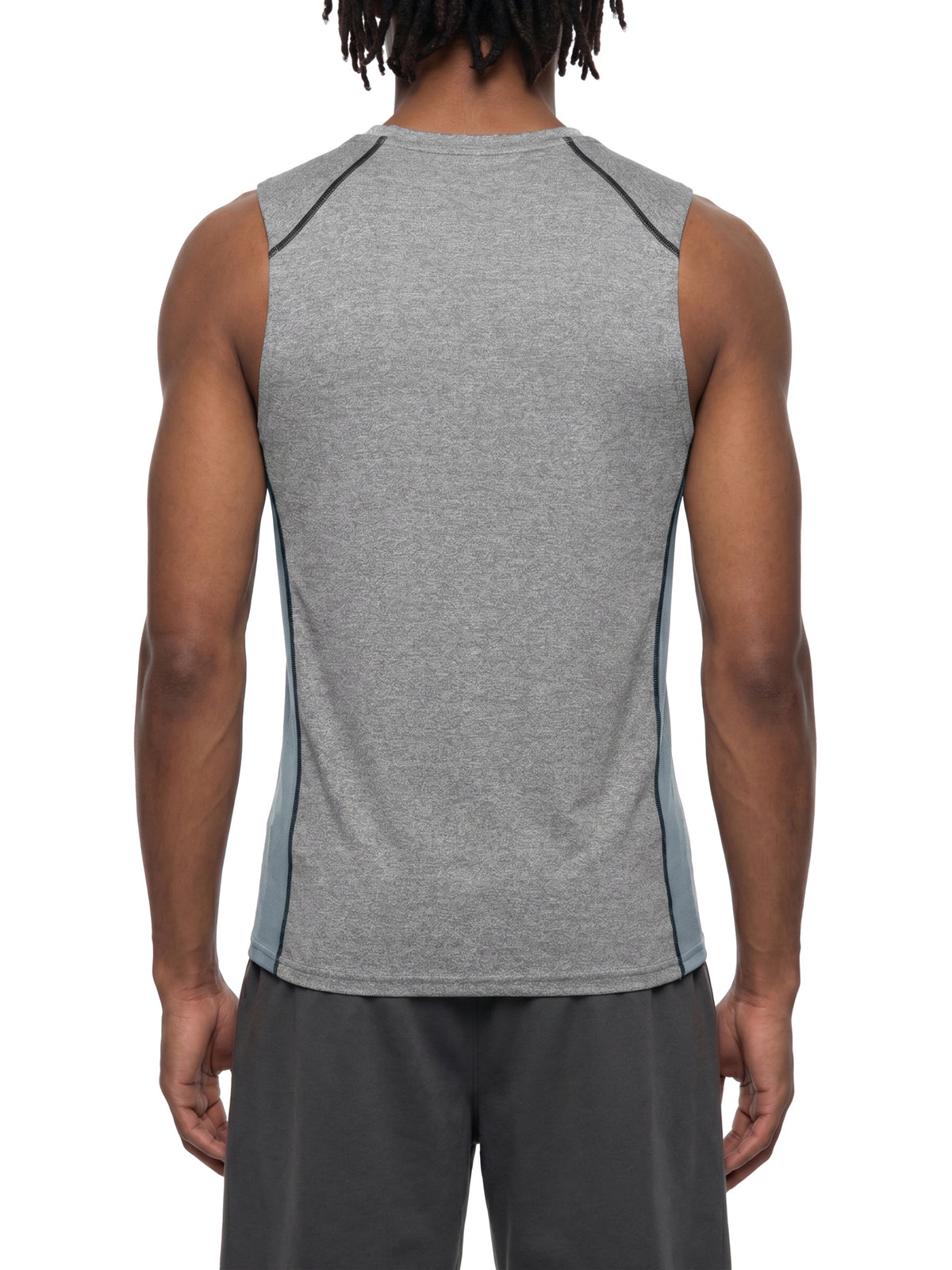 Men's Slim-Fit Topstitch Tank Top