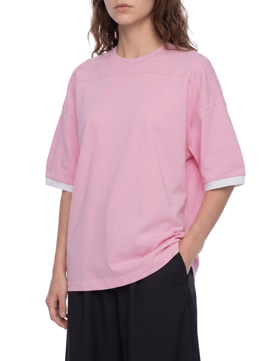Unisex Colour Block Drop Shoulder T-Shirt