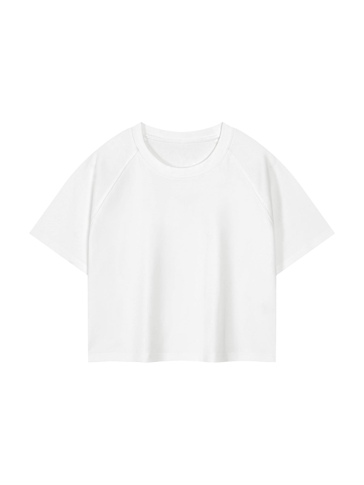 Women's Mineral Wash Raglan Crop T-Shirt