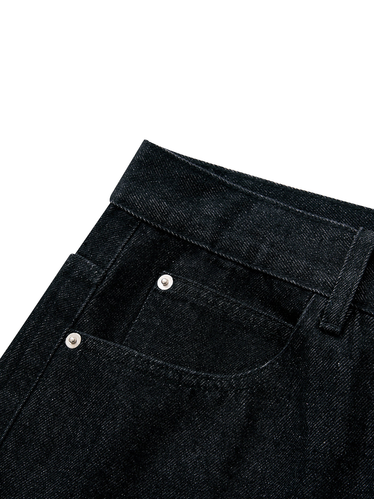Men's Vintage Wash Wide Leg Denim Jeans