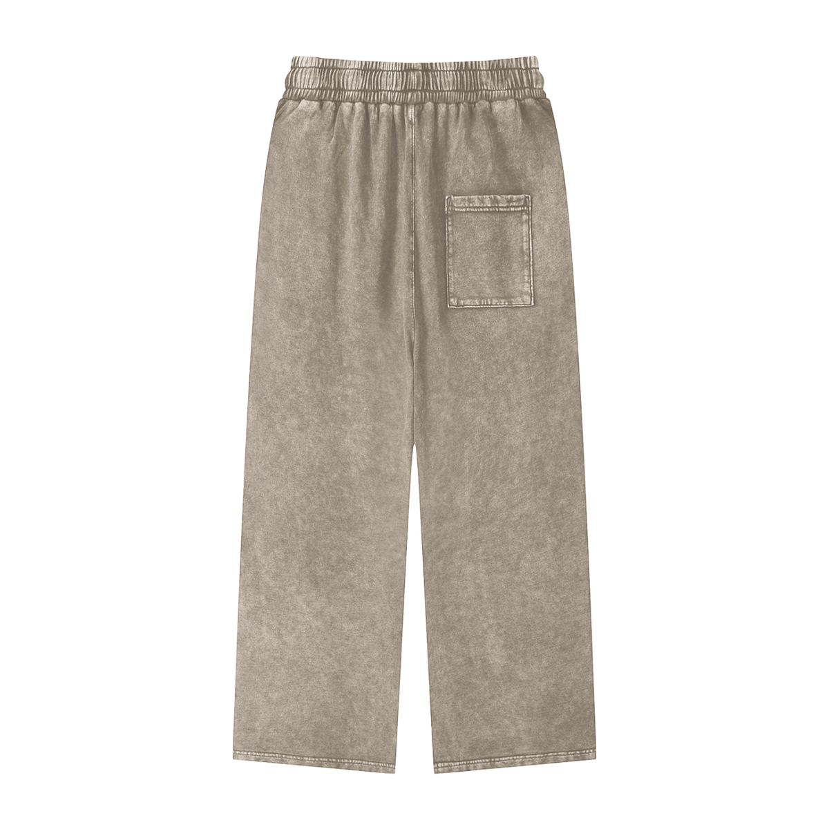 Unisex Snow-Washed Straight-Leg Pants product image