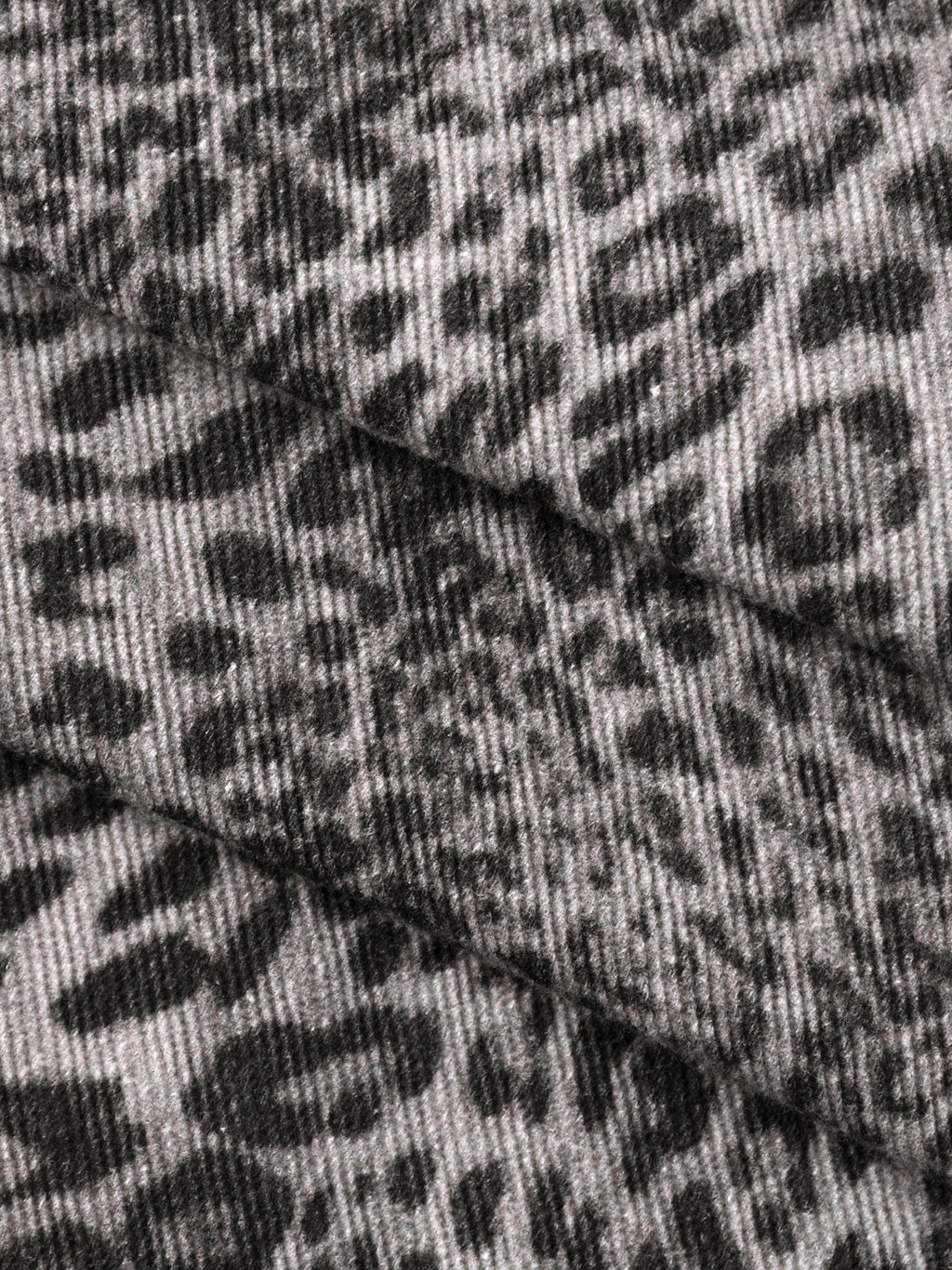 Unisex Vintage Wash Leopard Wide Leg Jeans