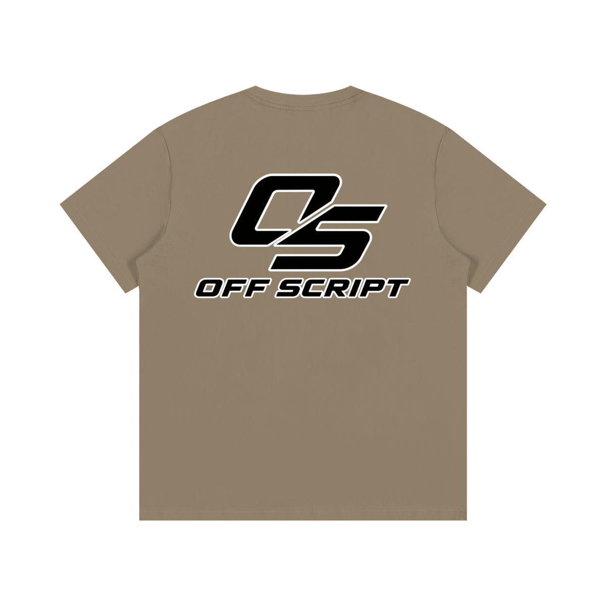 One Nation Essential Cotton T-Shirt - Coffee back product view