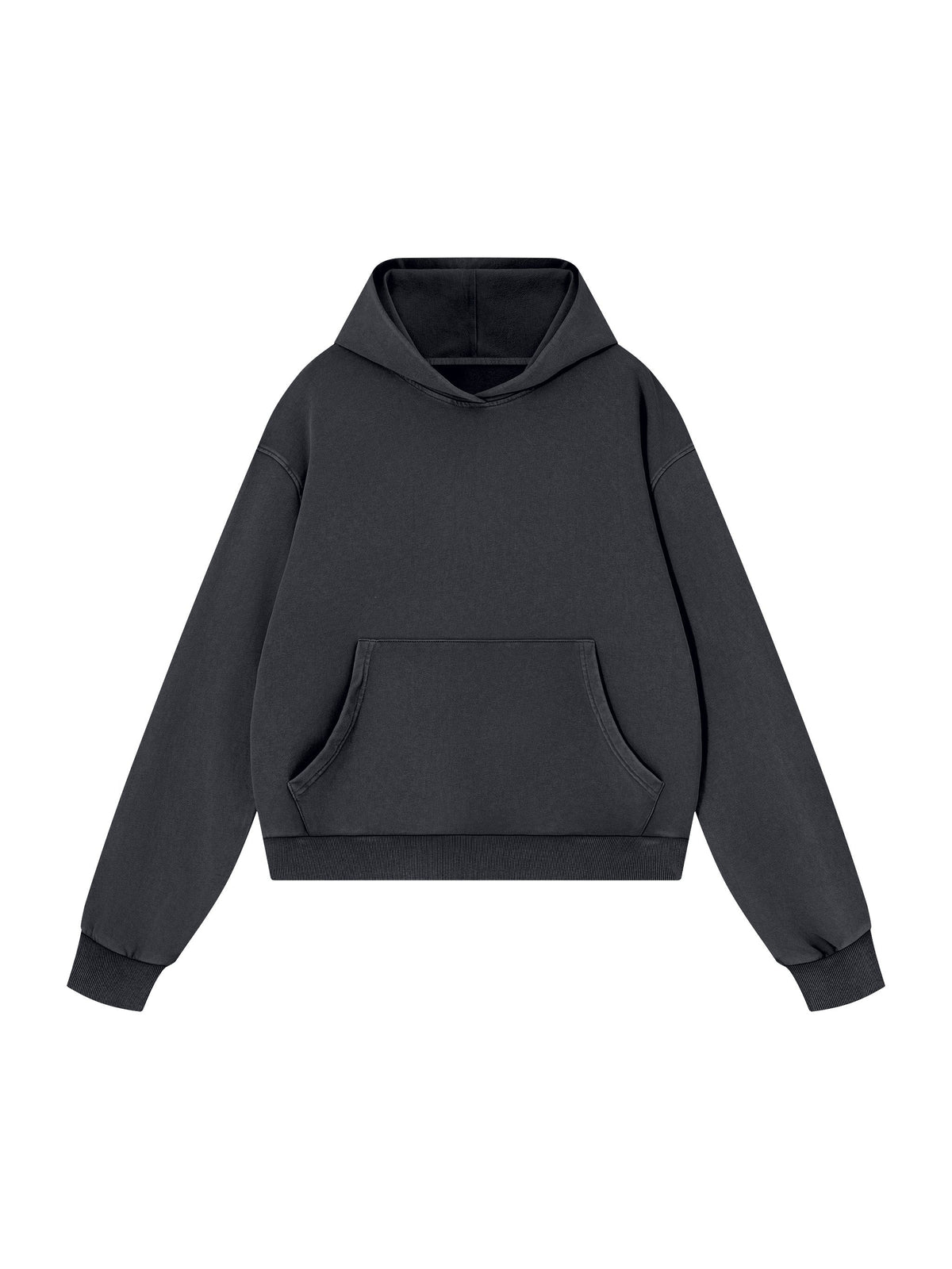 Unisex Mineral Wash Boxy Hoodie
