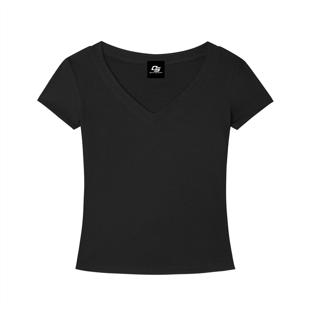 Women’s Tencel Slim Fit V-Neck T-Shirt