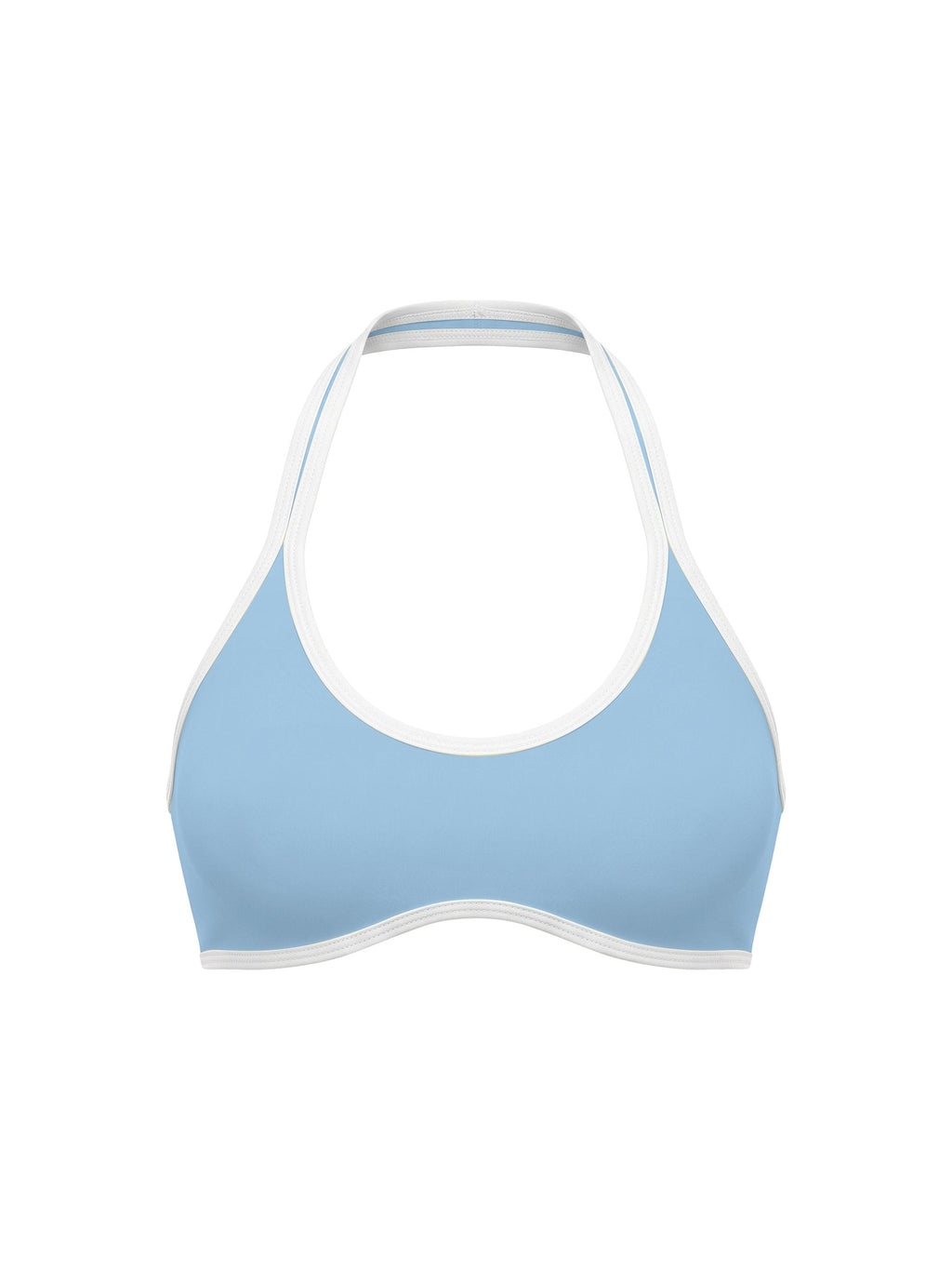 Women's Halter Color Block Yoga Sports Bra