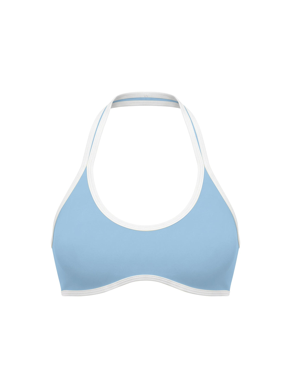Women's Halter Color Block Yoga Sports Bra