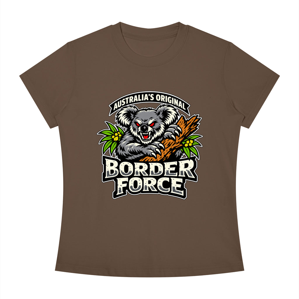 Drop Bear Women's Slim Fit Crewneck T-Shirt