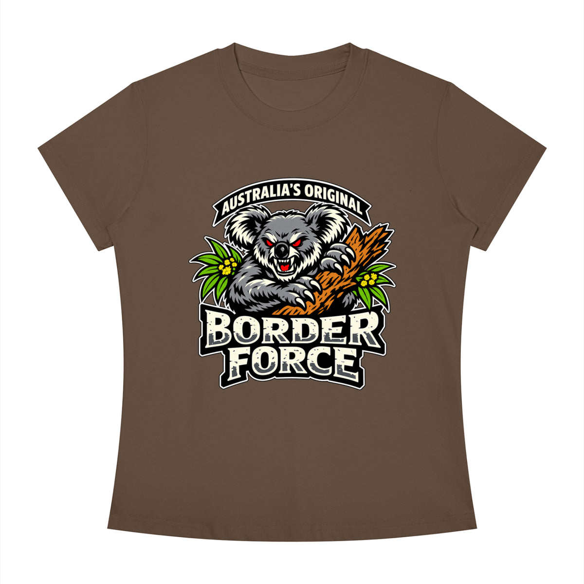 Drop Bear Women's Slim Fit Crewneck T-Shirt