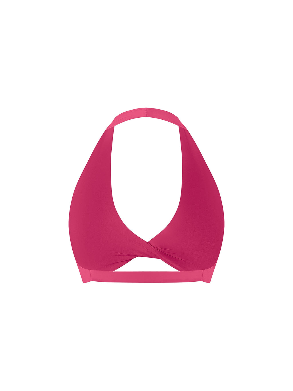 Women's Pleated Halter Sports Bra