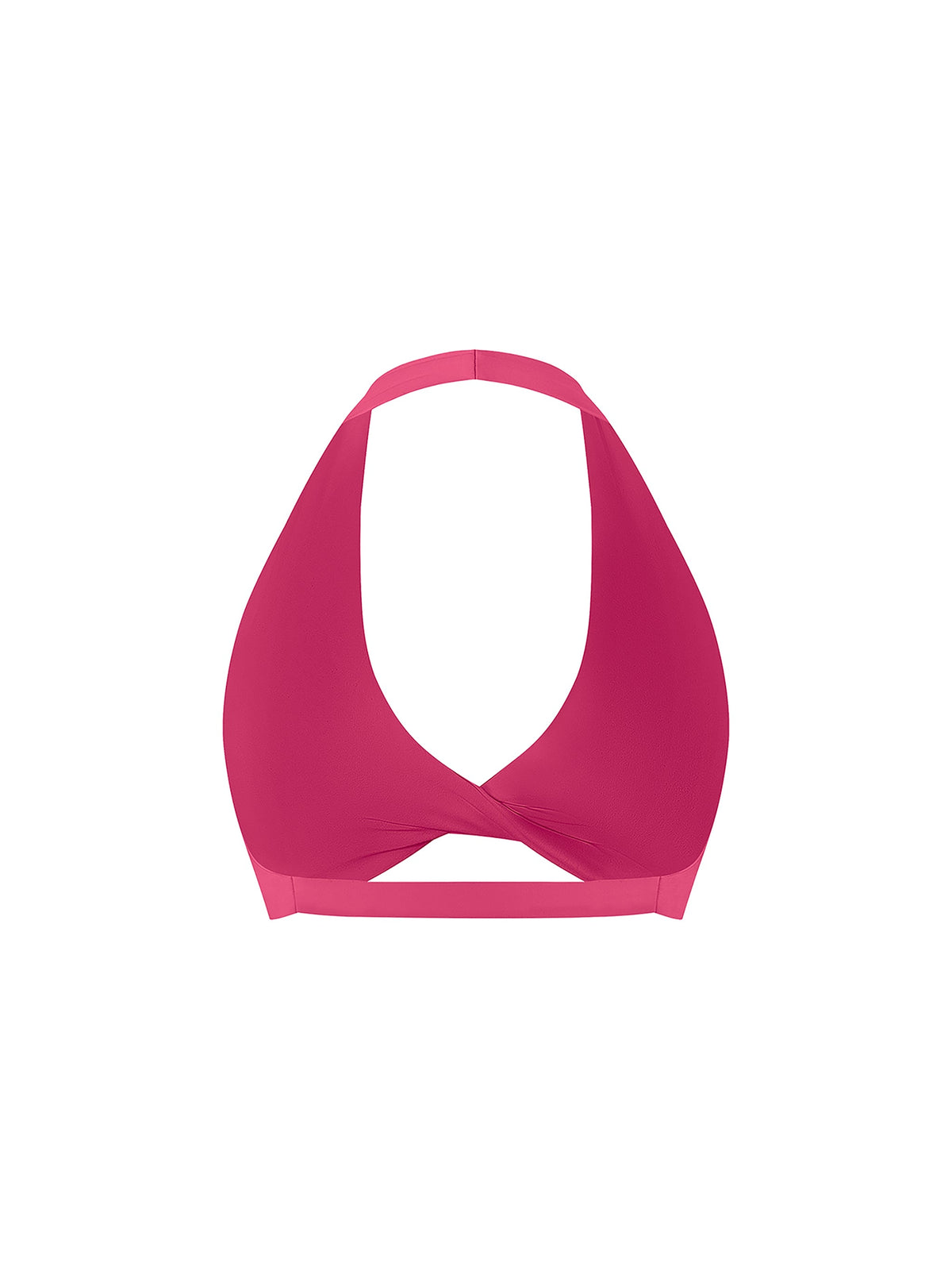 Women's Pleated Halter Sports Bra