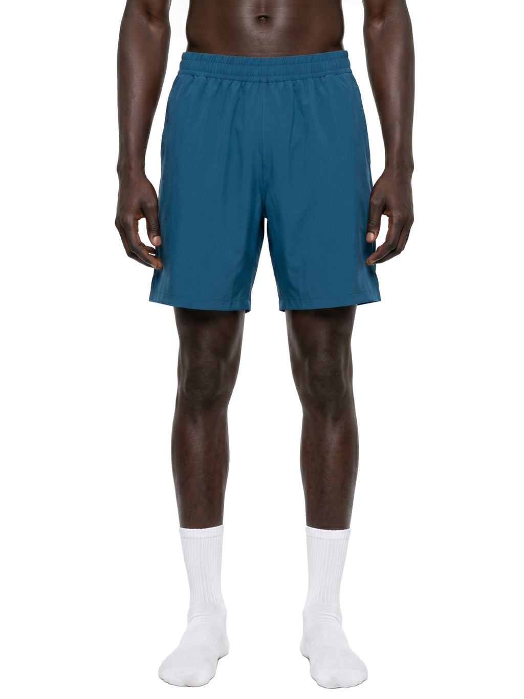 Men’s Solid Elastic Waist Shorts