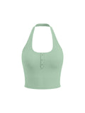 Women's Halter Yoga Tank Top