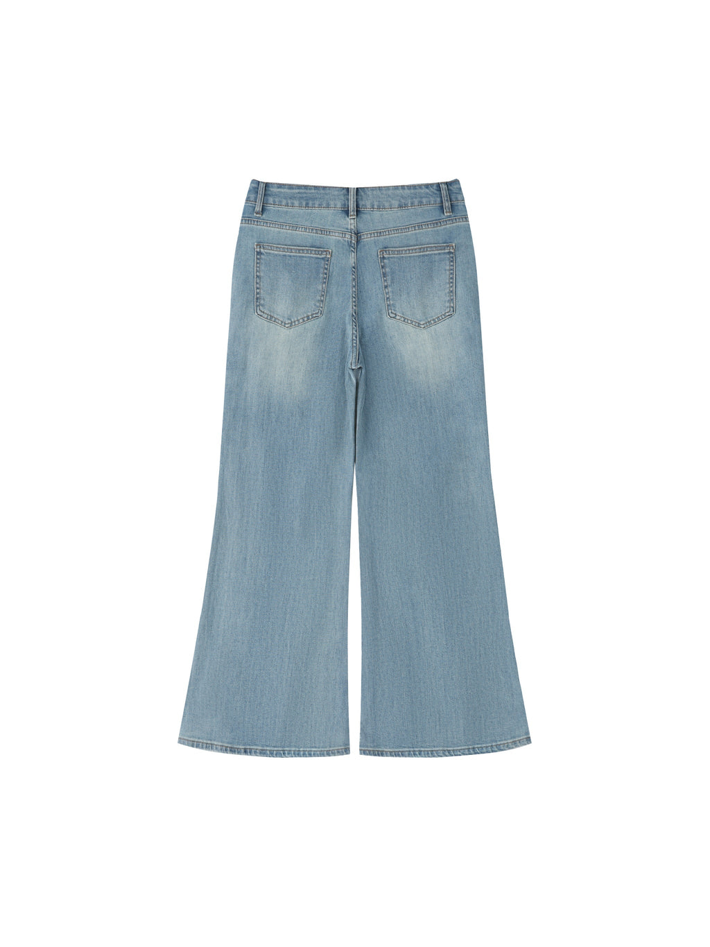 Women's Vintage Wash Flared Leg Jeans