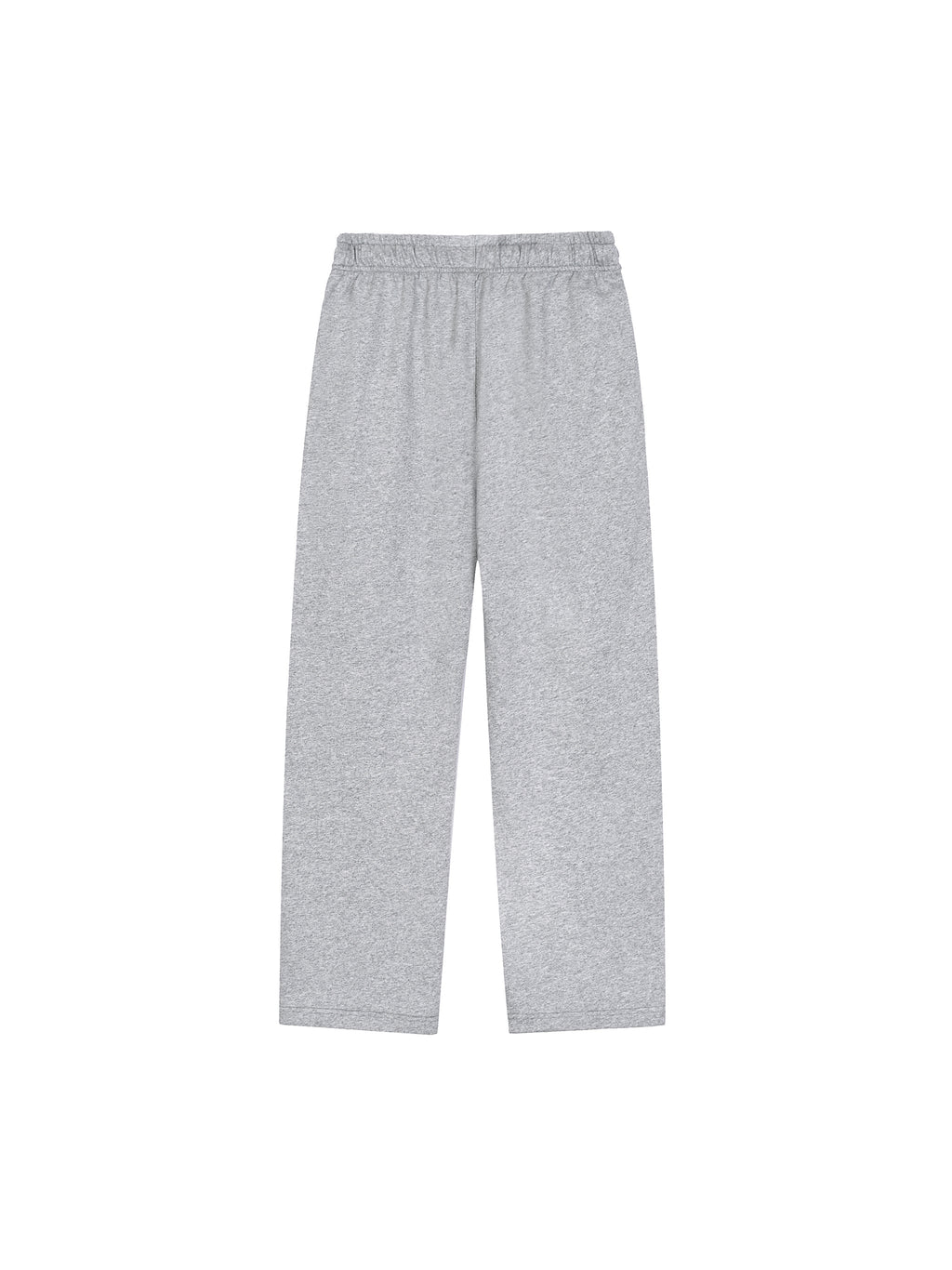 Solid Colour Straight-Leg Sweatpants