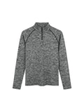 Men's Quarter-Zip Performance Long Sleeve T-Shirt