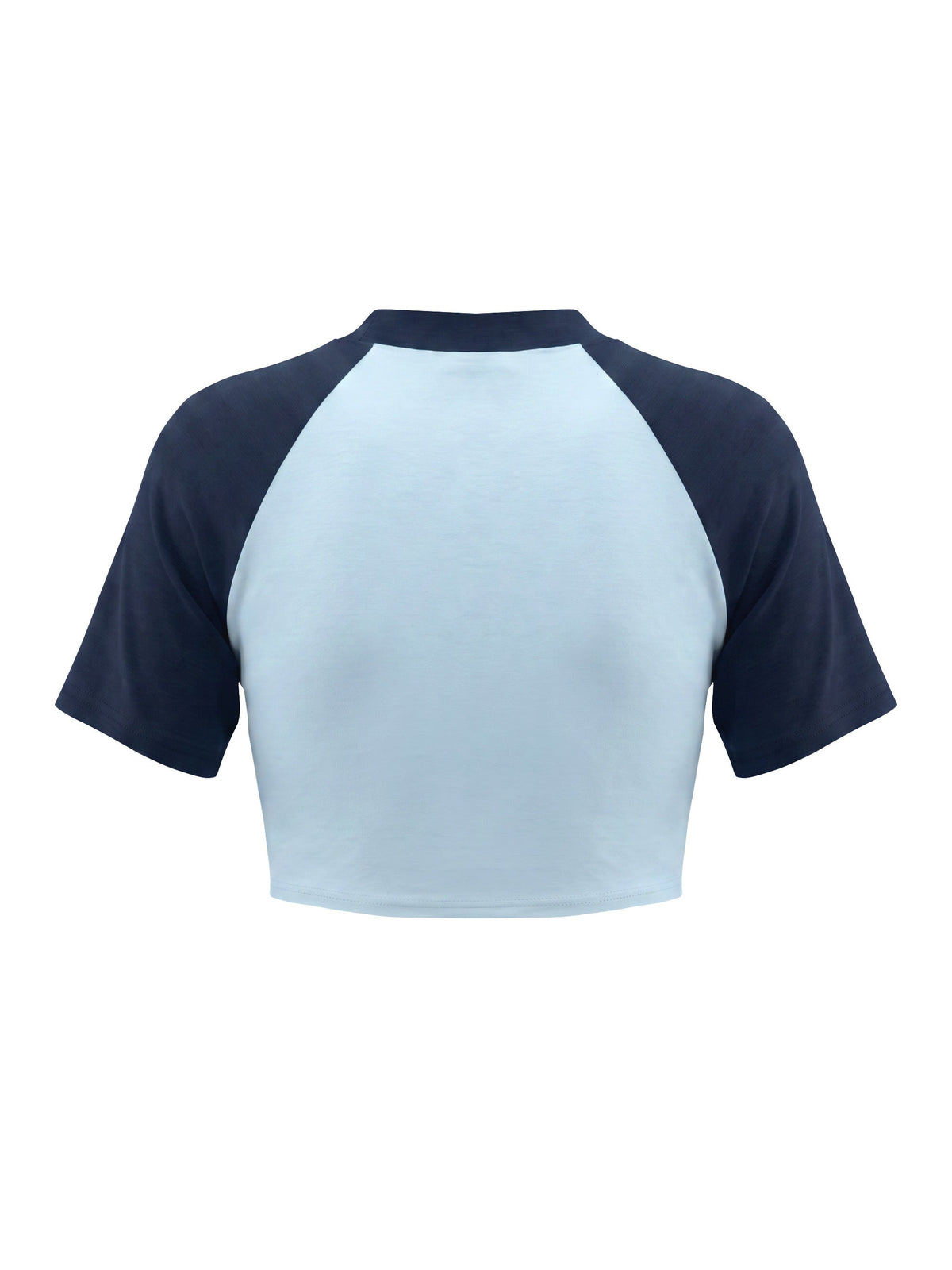 Women’s Color Block Raglan Crop T-Shirt