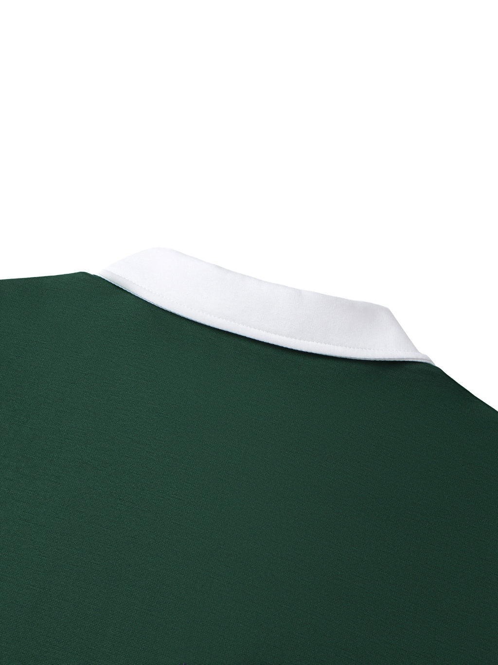 Contrast Collar Raglan Polo Shirt
