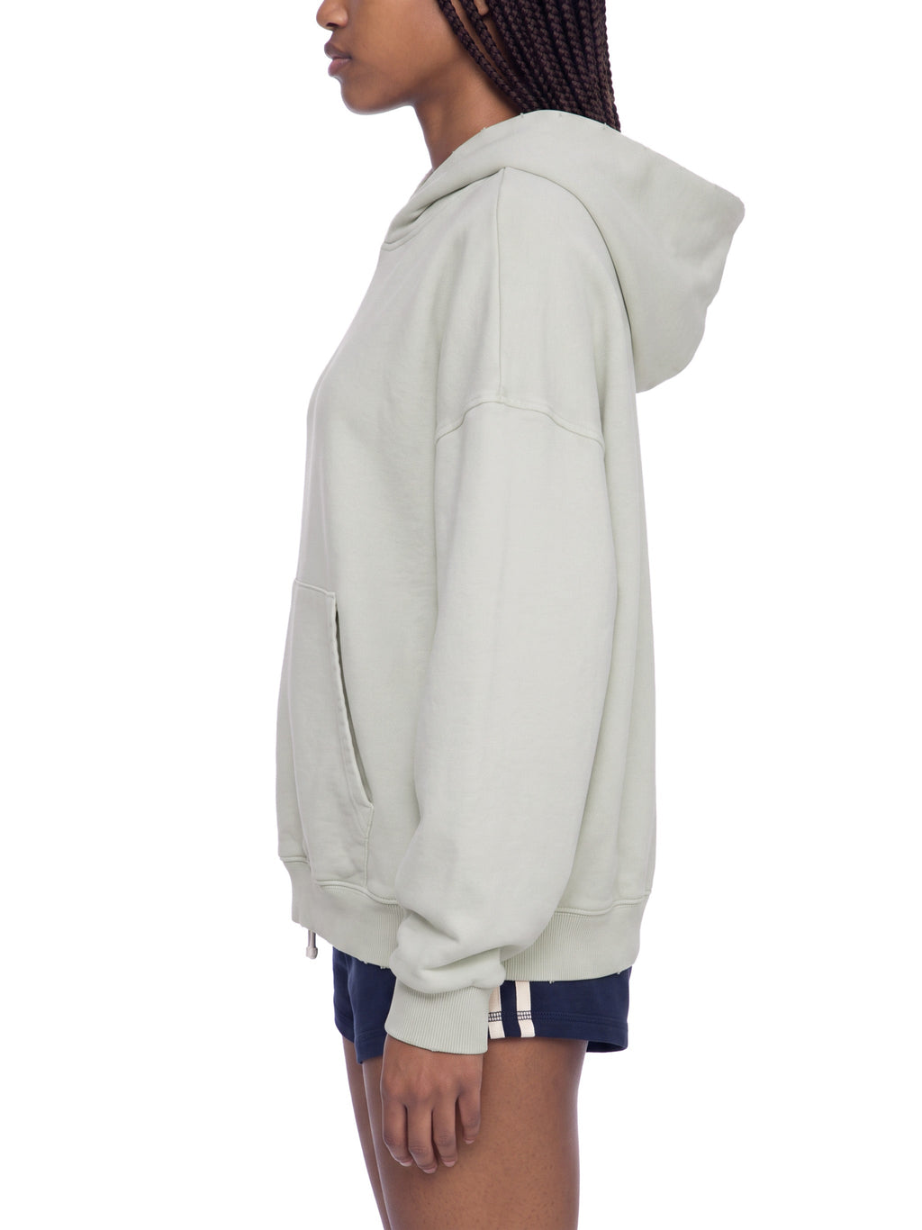 Unisex Mineral Wash Distressed Hoodie
