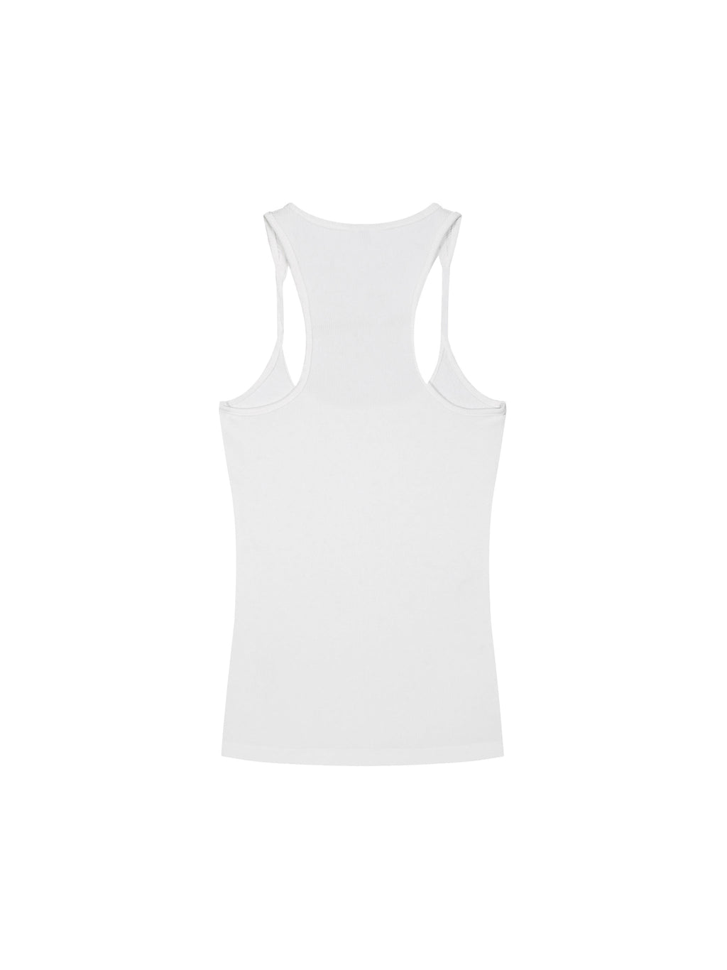Slim Fit Ribbed Racerback Tank Top