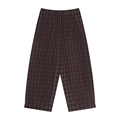 Unisex Plaid Wide-Leg Pants