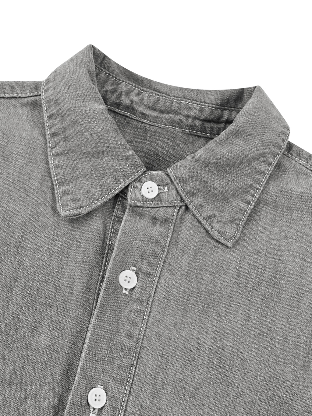 Unisex Vintage Wash Denim Shirt