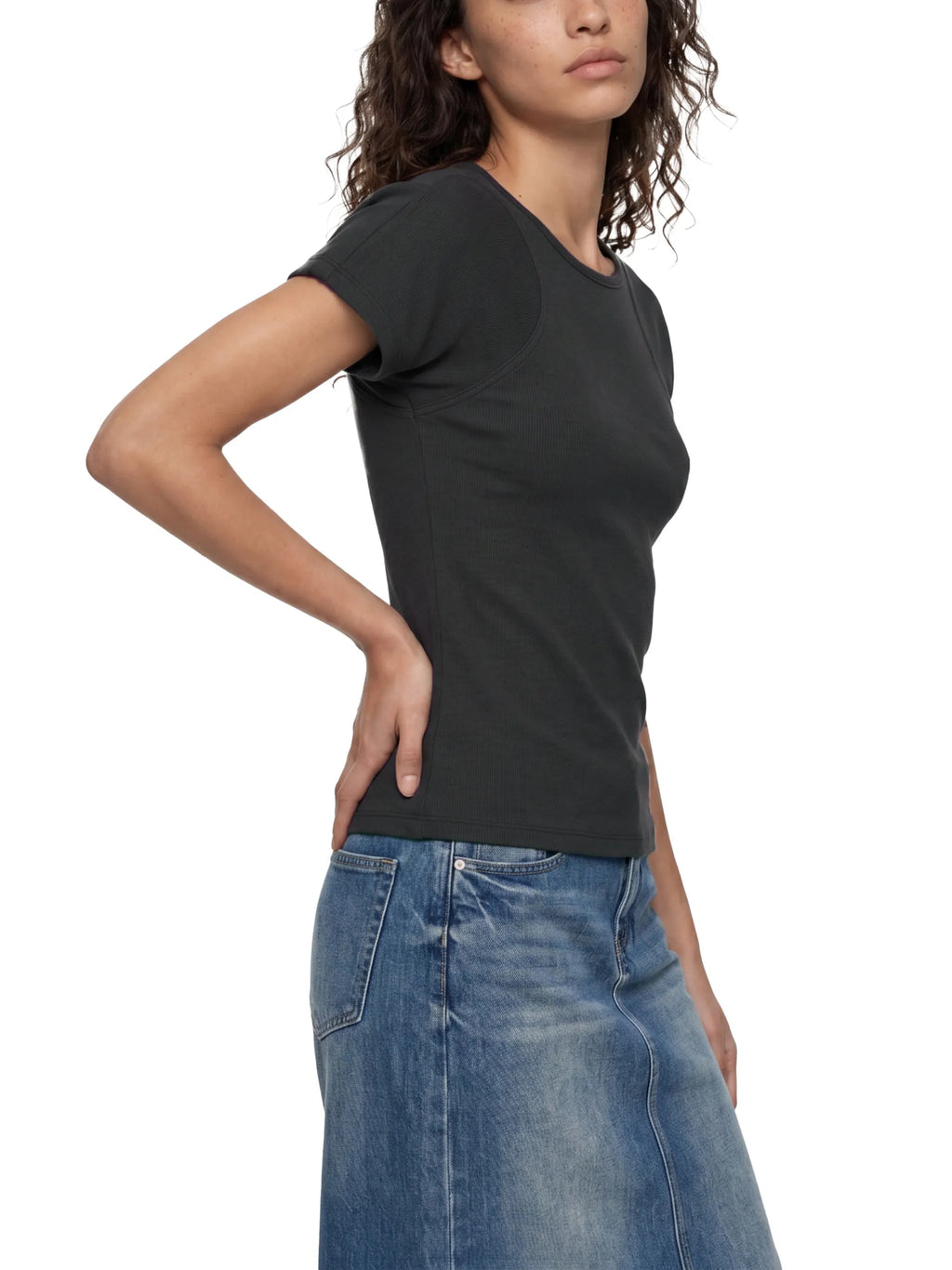 Women’s Slim Fit Paneling T-Shirt