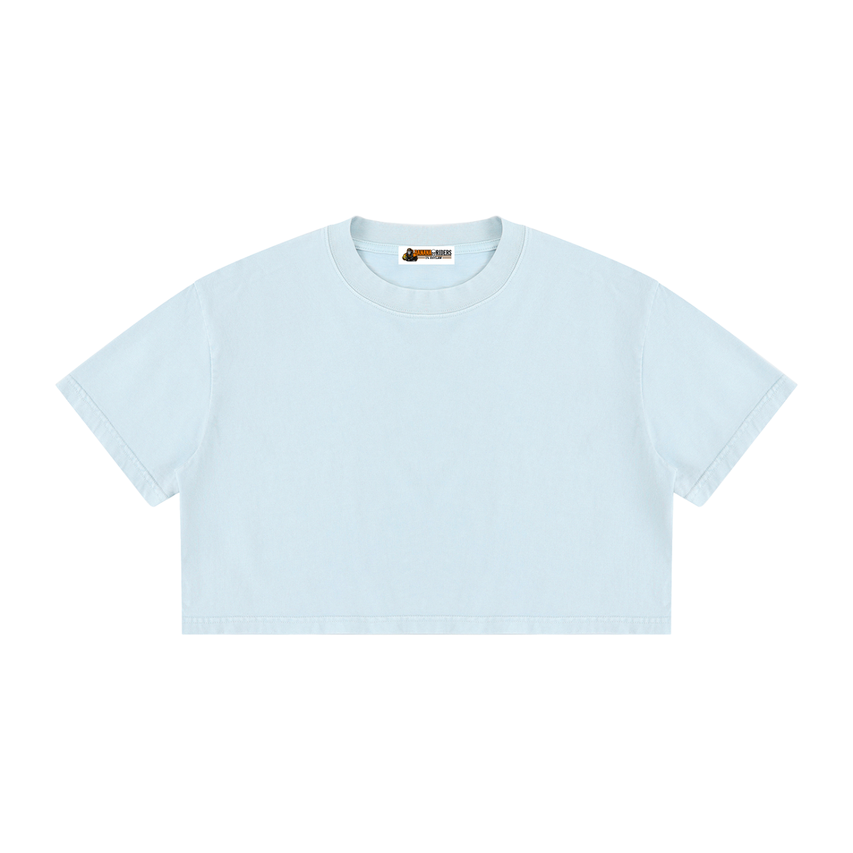 Women's Mineral Wash Cotton Crop T-Shirt