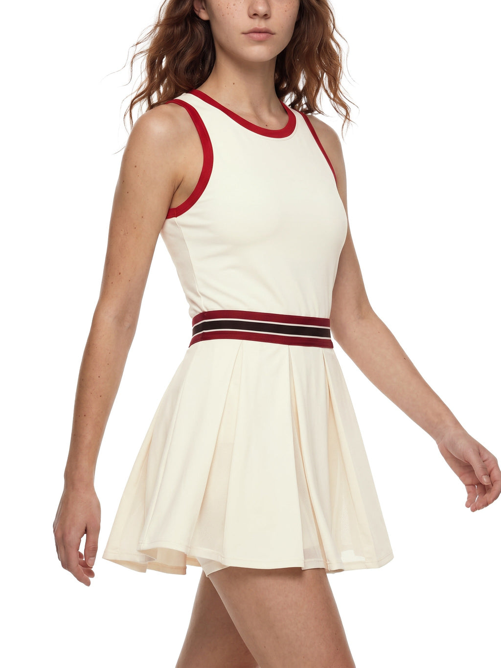 Women’s Color Block A-Line Sleeveless Dress