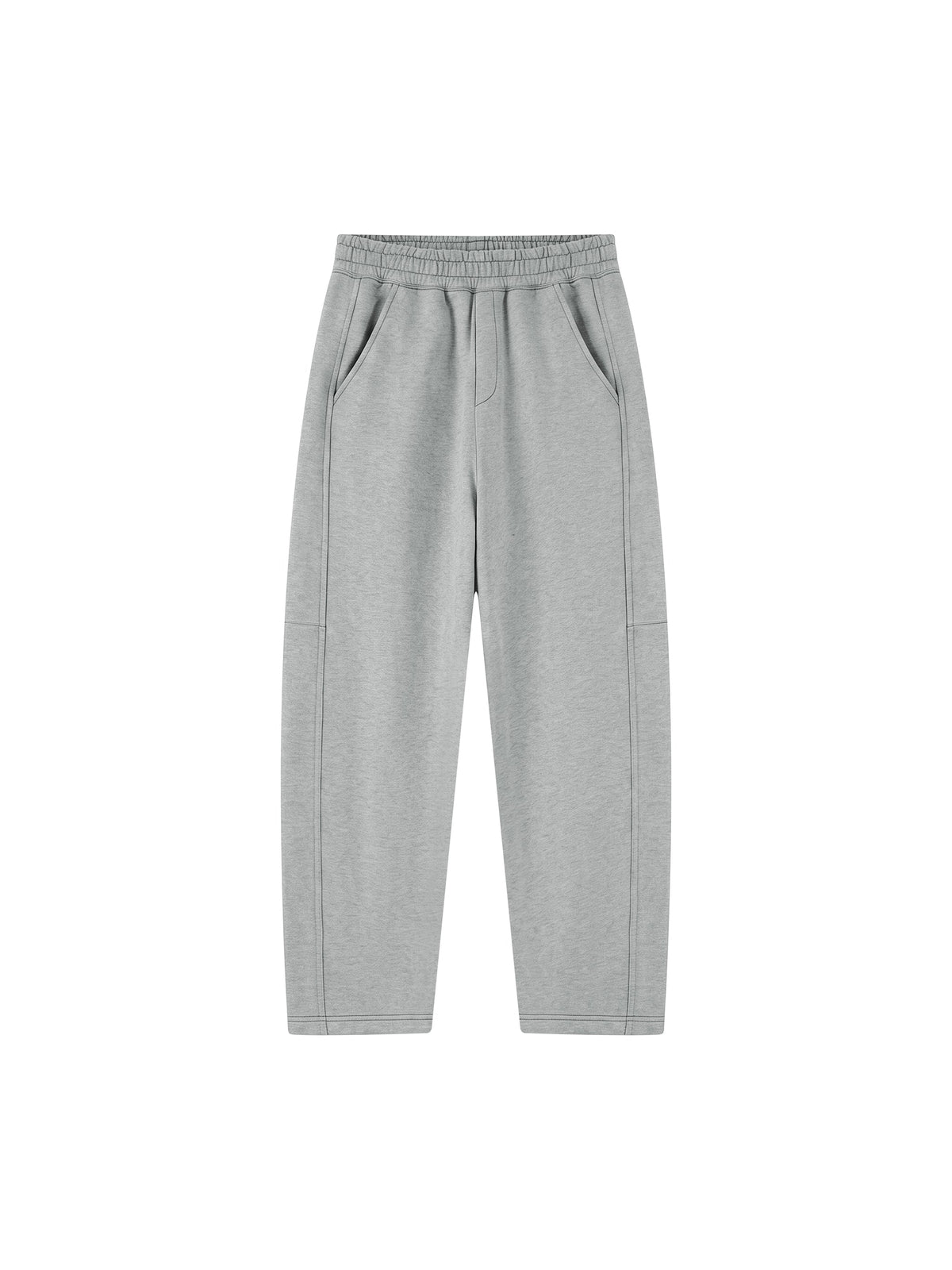 Unisex Tapered Straight Hem Sweatpants