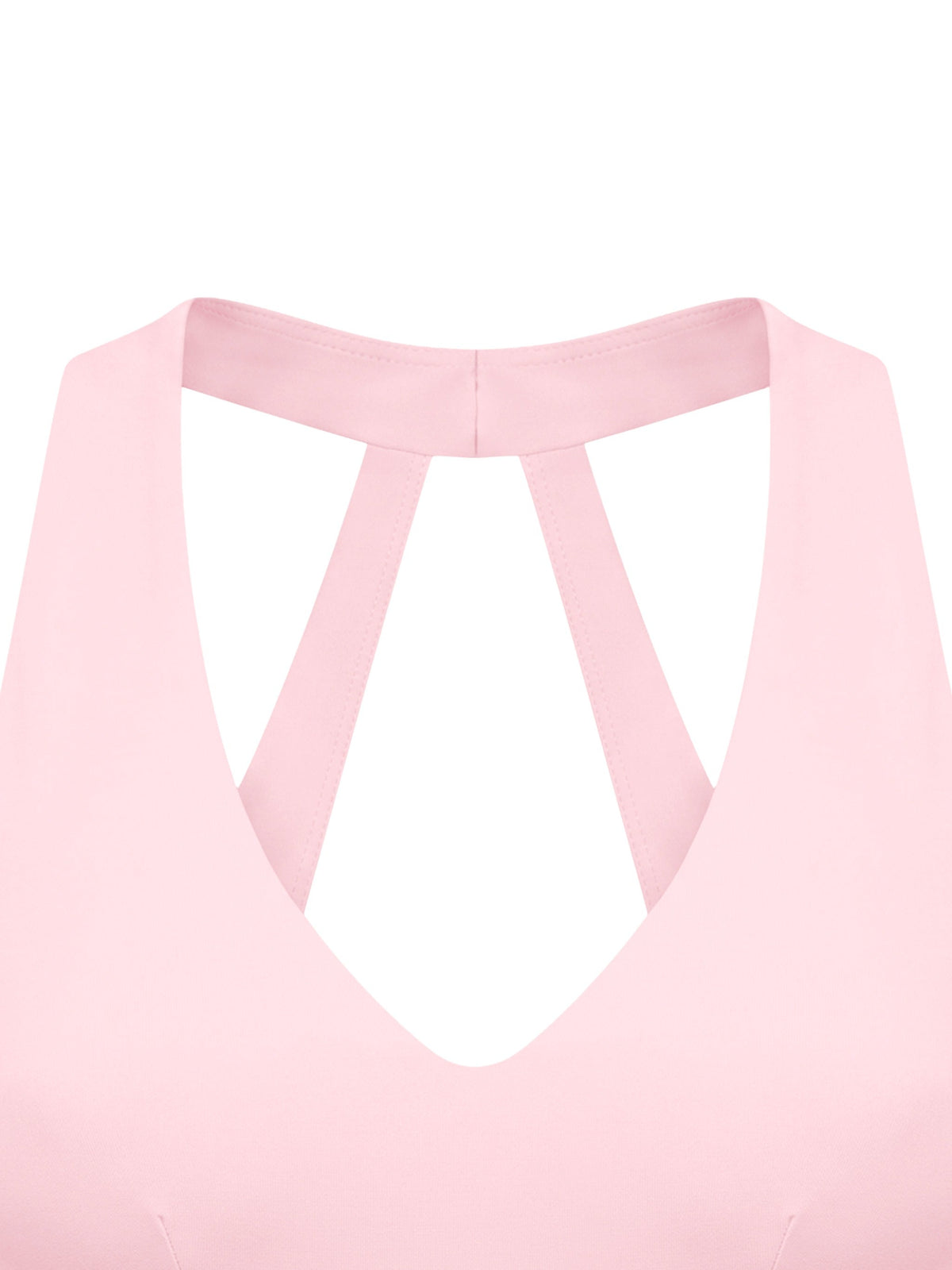 Women's Halter Cropped Sports Bra