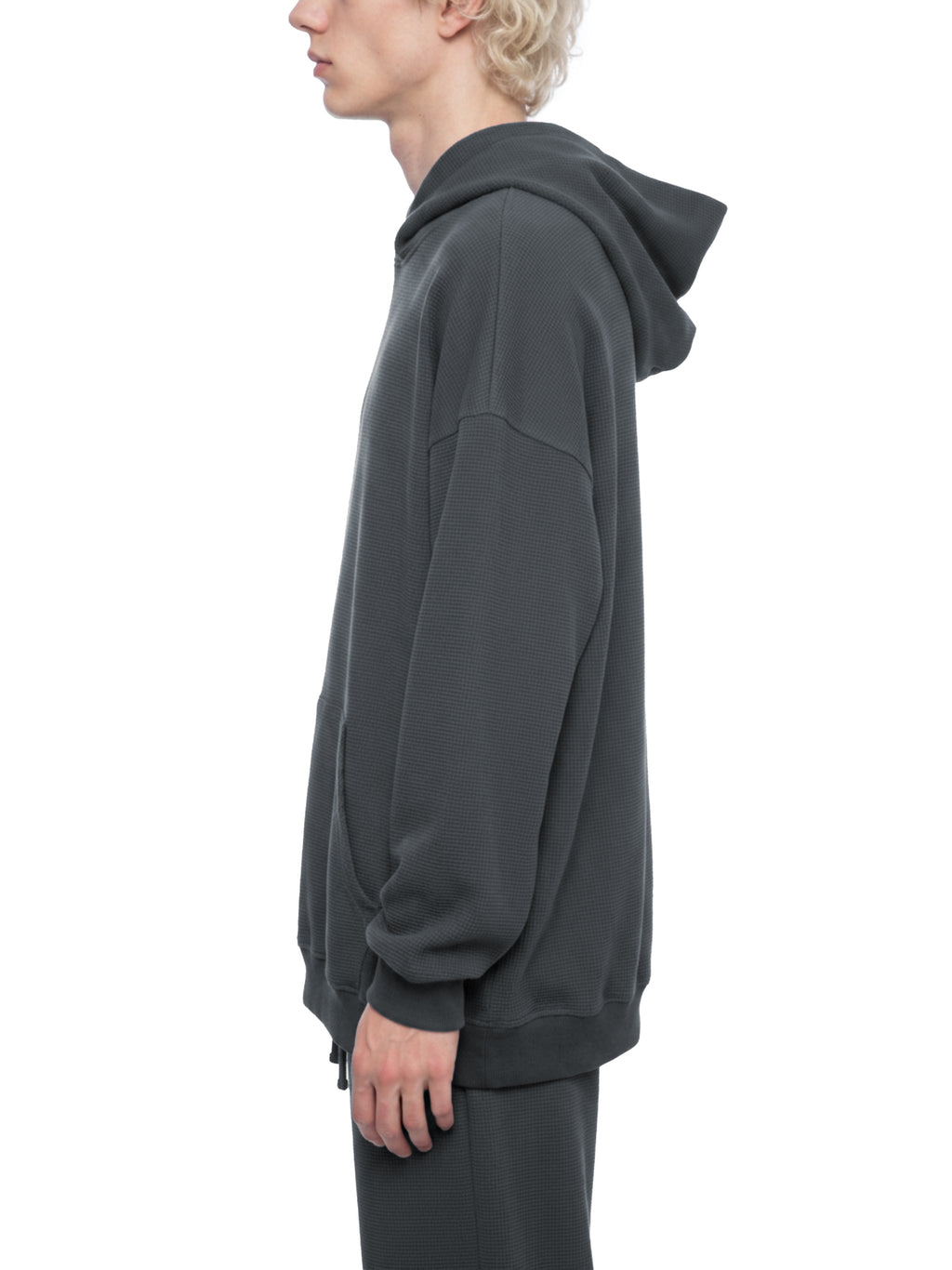 Unisex Waffle Oversized Hoodie