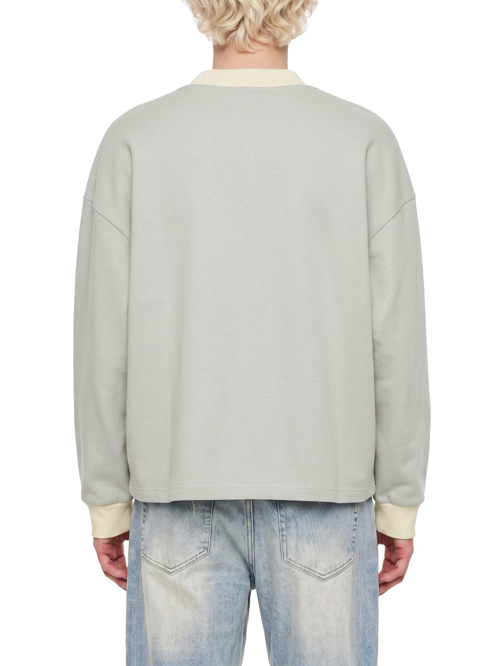 Unisex Color Block Long Sleeve Sweatshirt