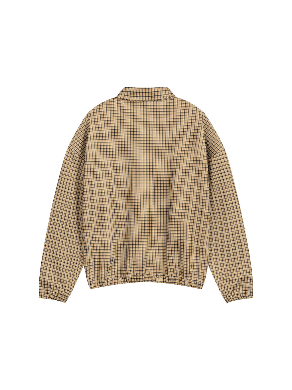 Unisex Plaid Quarter-Zip Sweatshirt