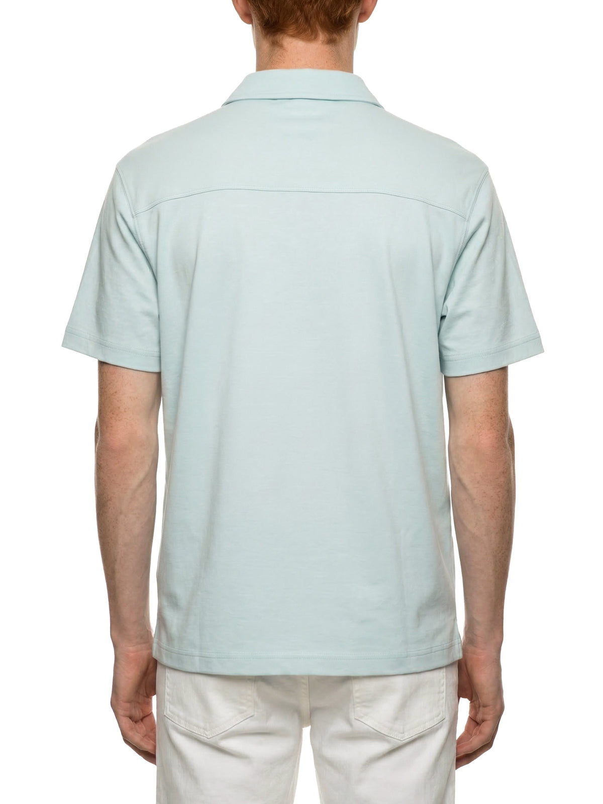 Unisex Quarter-Zip Polo Shirt
