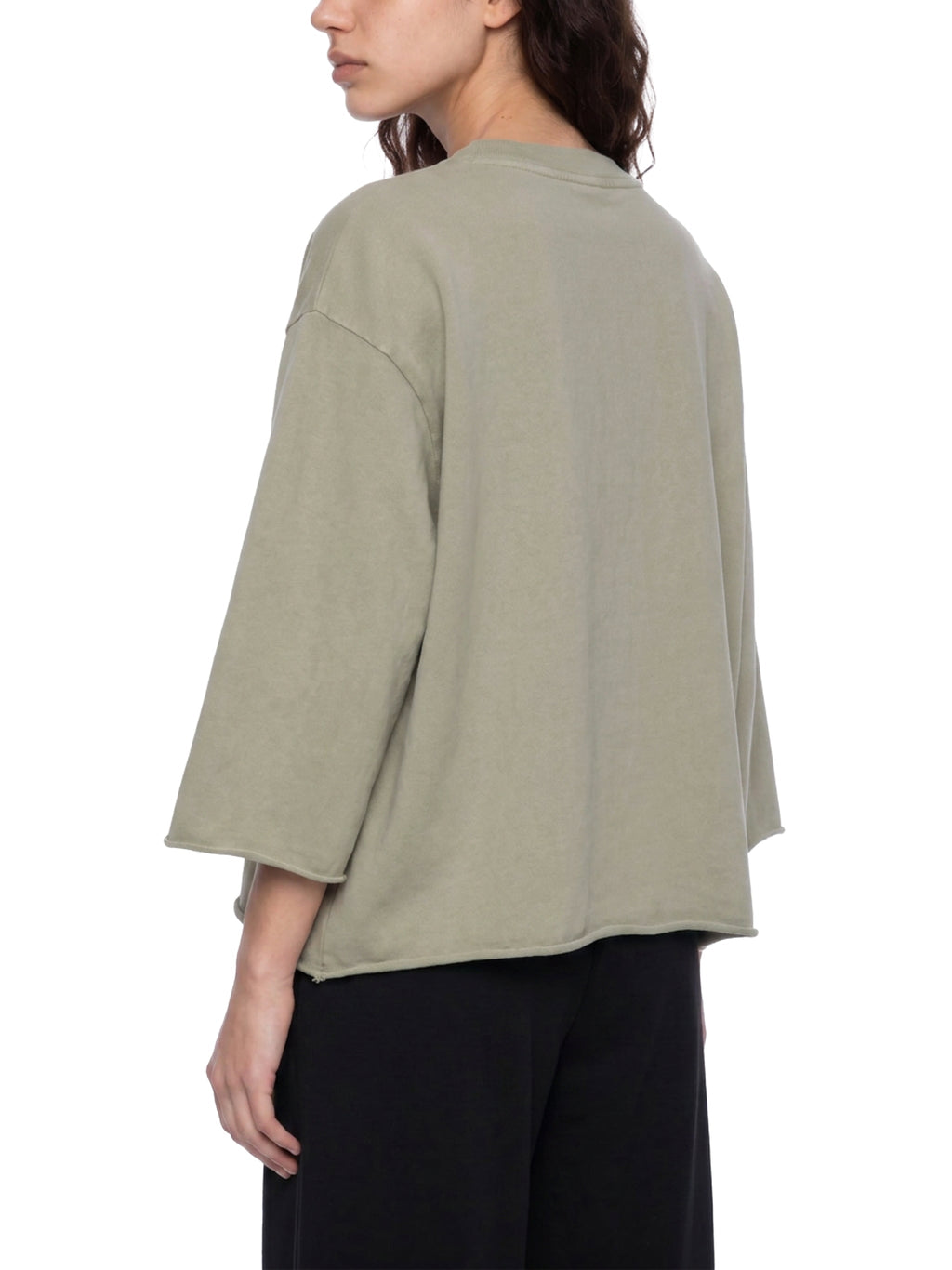 Unisex Mineral Wash Raw Hem Boxy T-Shirt