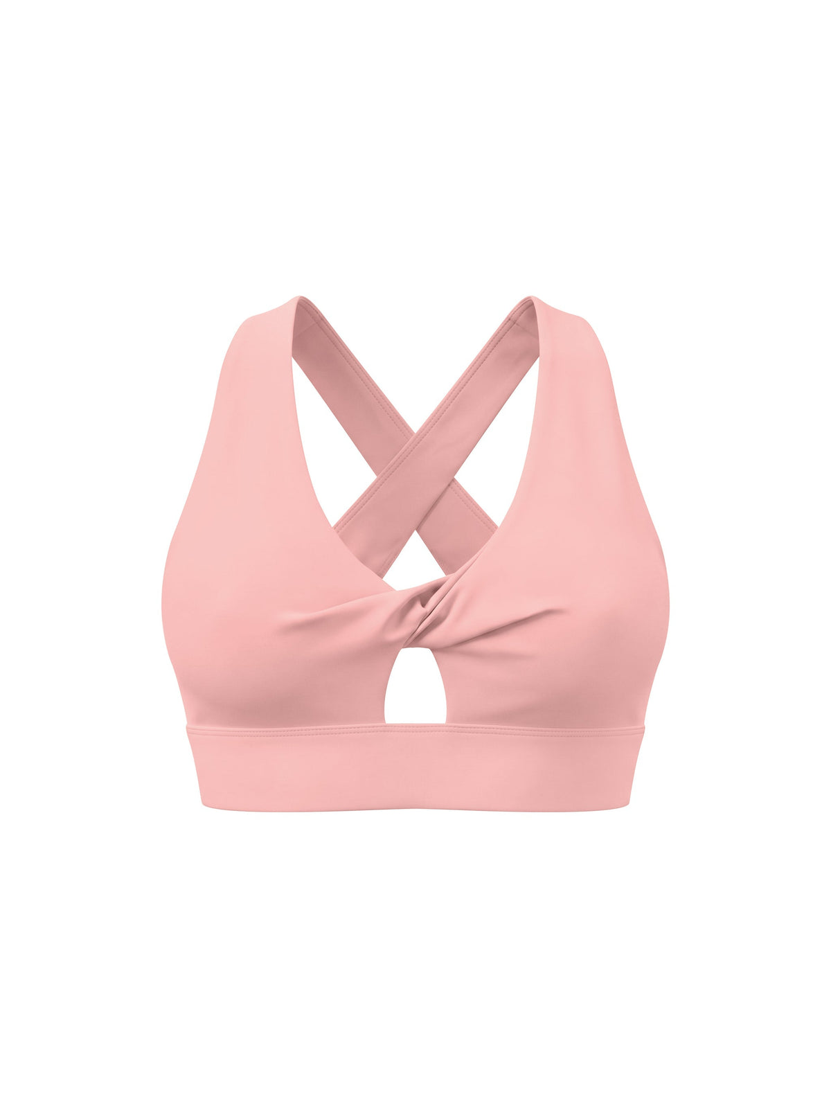 Women's Twist Front V-Neck Sports Bra