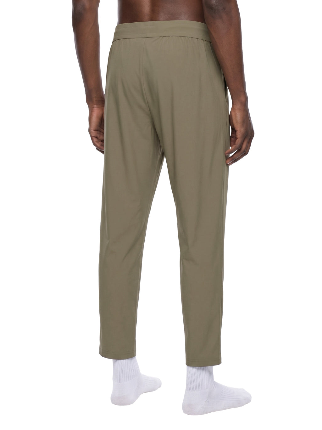 Men's Straight Leg Elastic Waist Pants