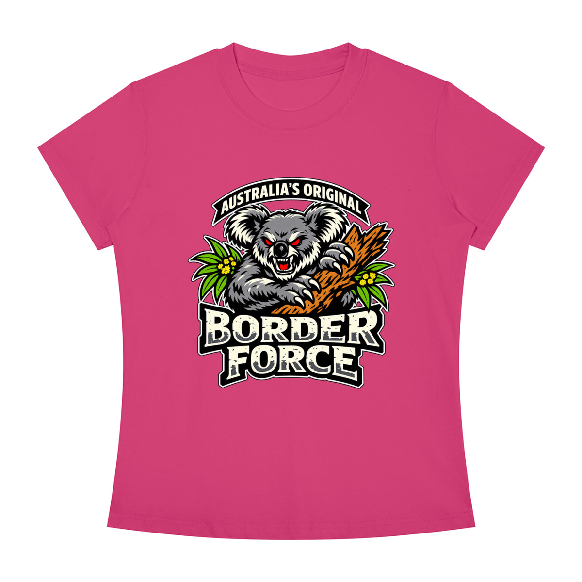 Drop Bear Women's Slim Fit Crewneck T-Shirt