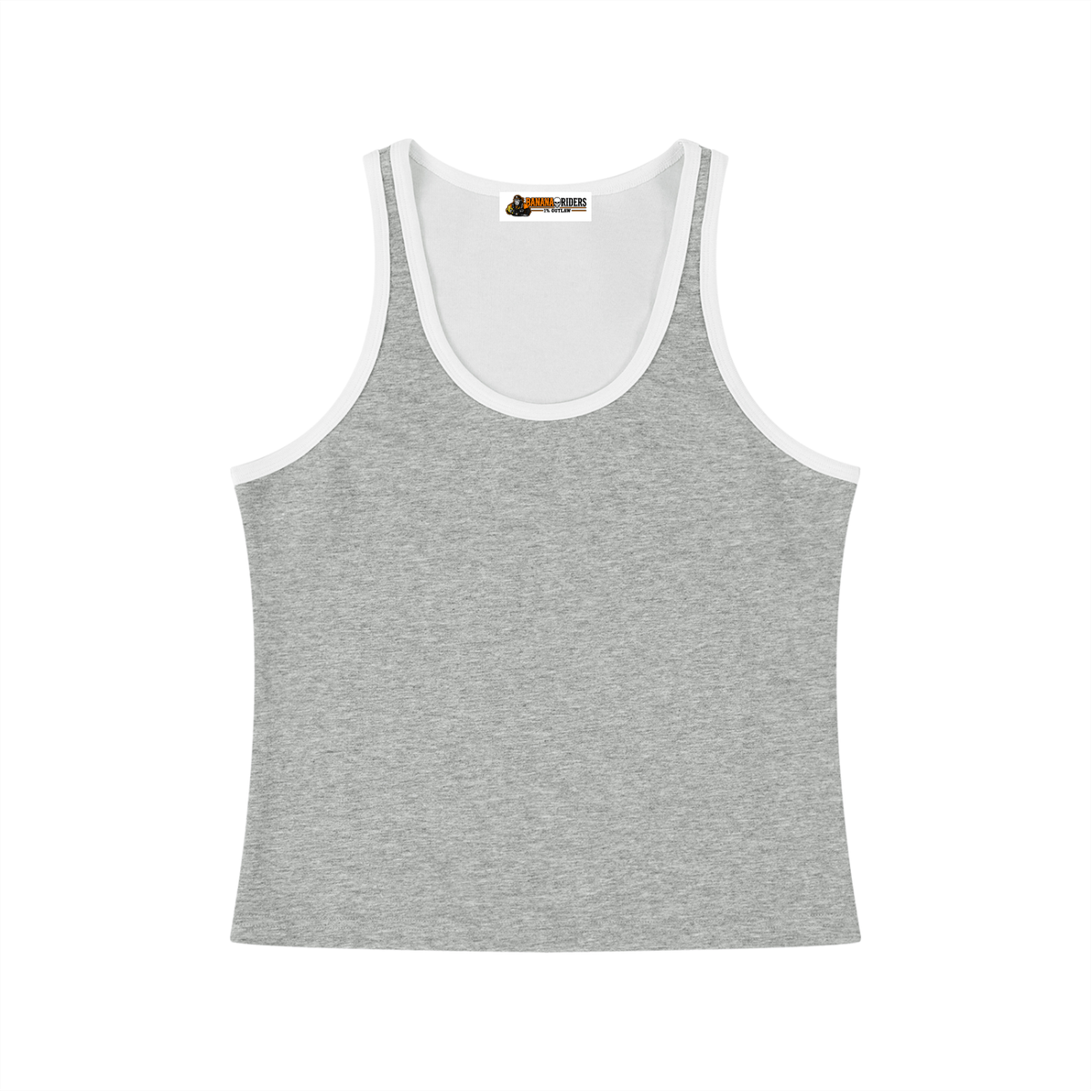Women's Color Block Cropped Tank Top