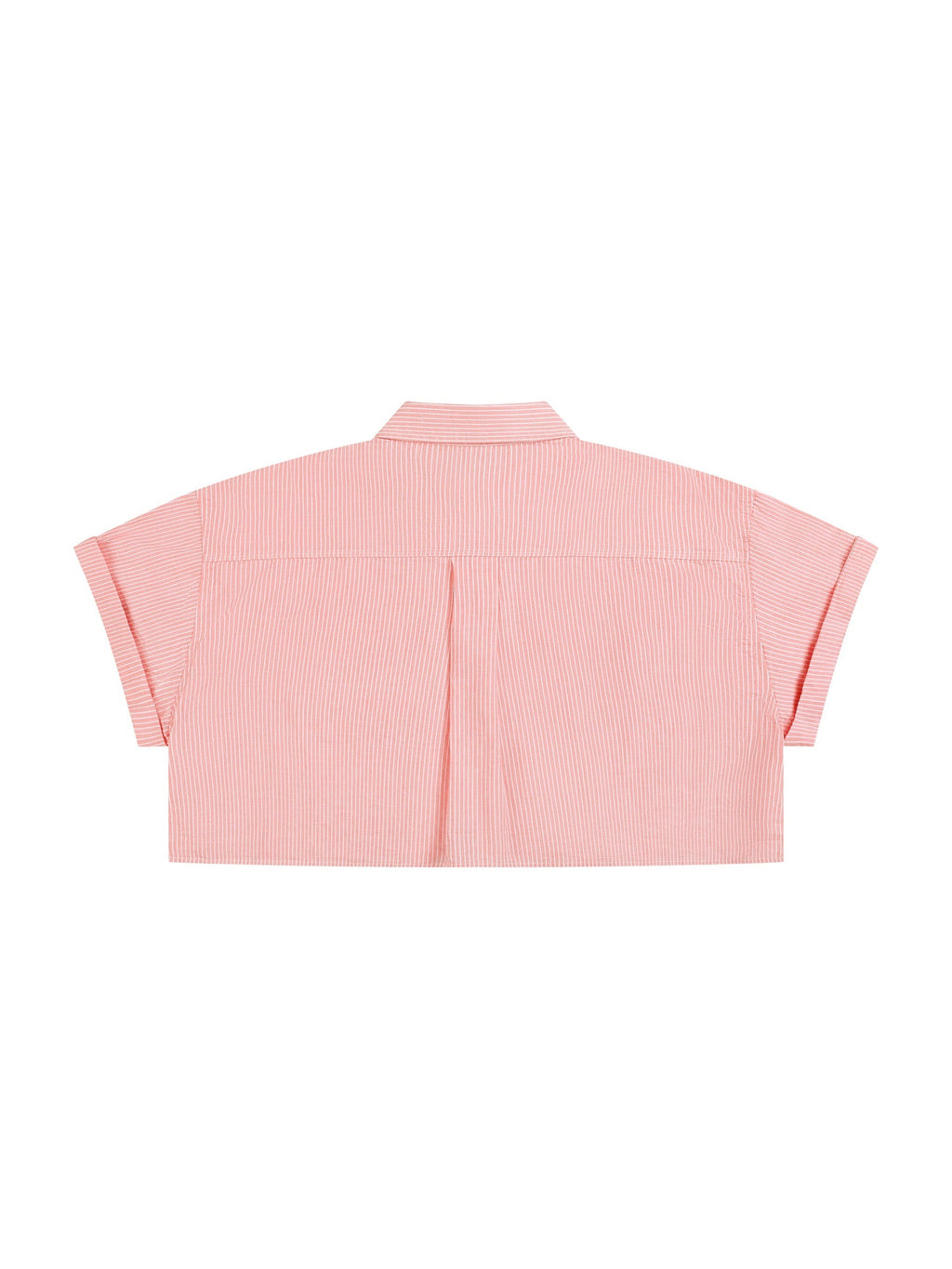 Women’s Striped Boxy Cropped Shirt