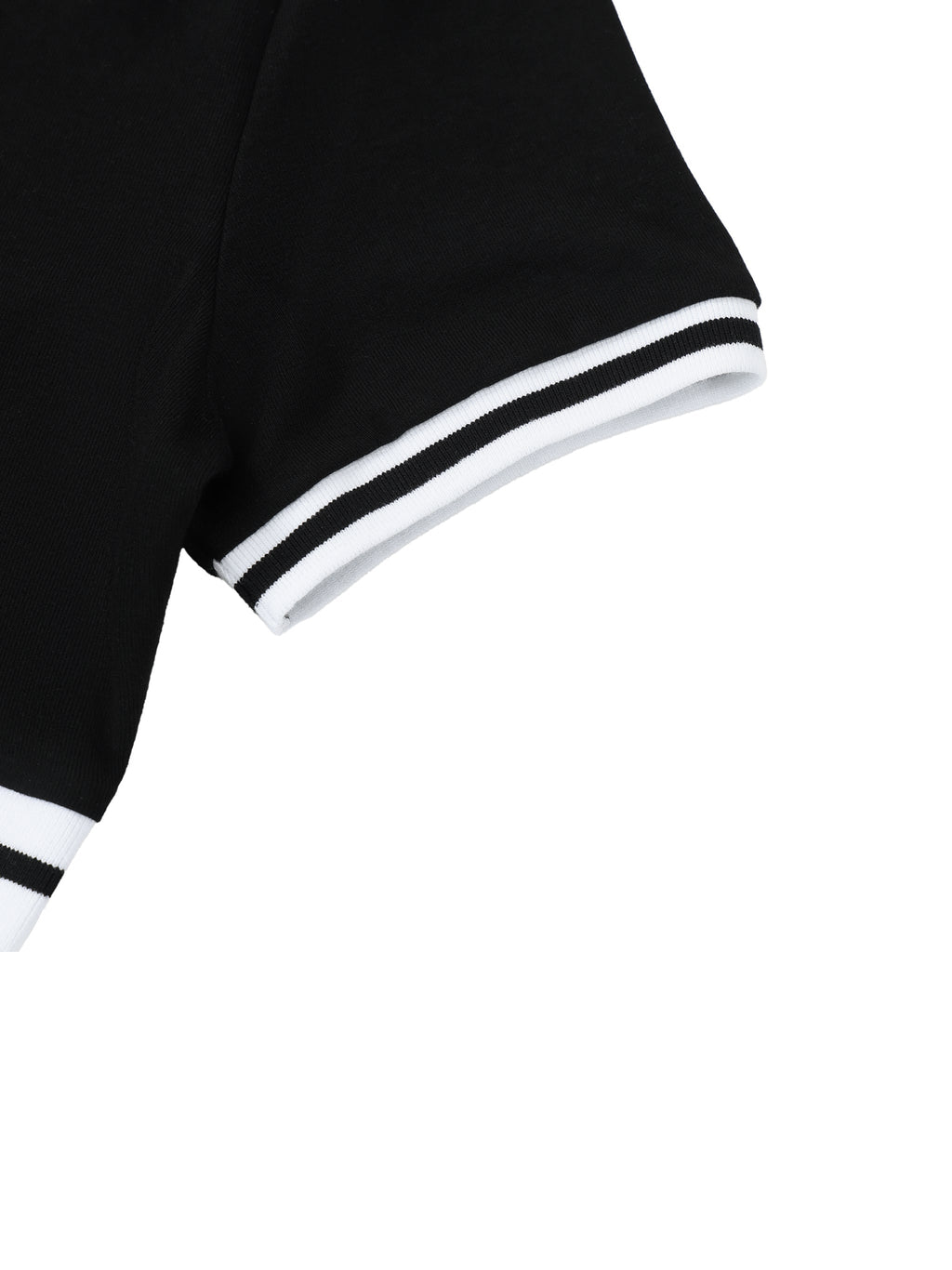 Women's Color Block V-Neck Crop T-Shirt