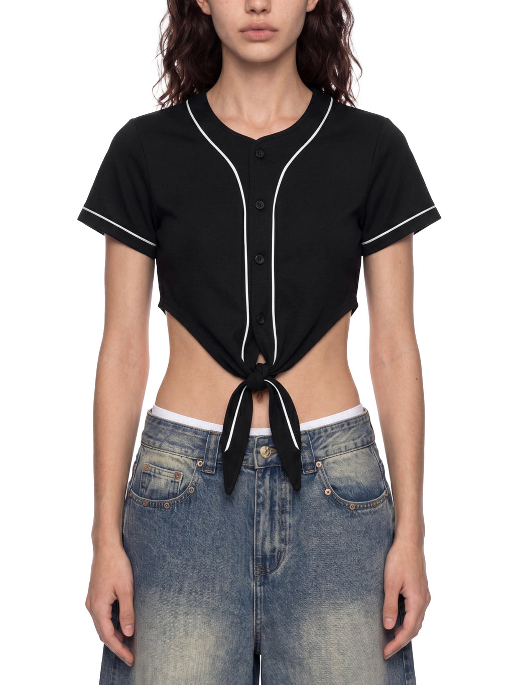 Women's Piping Baseball Jersey