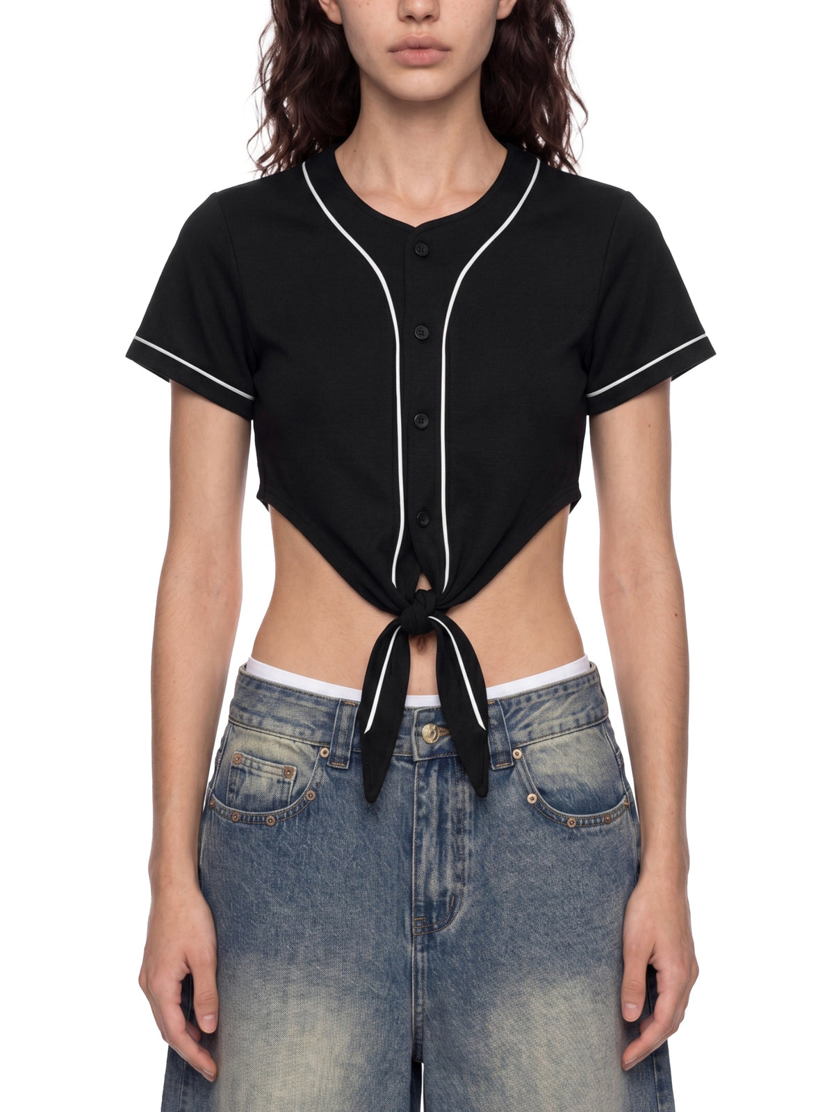 Women's Piping Baseball Jersey