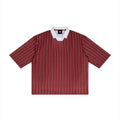Unisex Pinstripe Collared Soccer Jersey